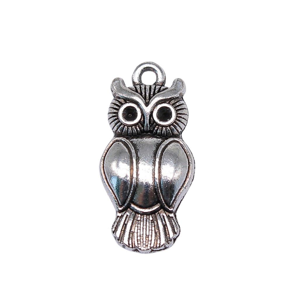 Owl Charms Mini Antique Alloy Pendants For Animal Themed Jewelry Making
