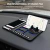 Car Dashboard Car Anti-Slip Mat Multifunctional Auto Phone Cushion Sticky Car Phone Seat for Navigation Car Interior Accessories