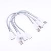 Przedłużacz USB z lampką LED i wentylatorem Zasilacz Adapter Kabel męski na żeński Elastyczny przewód w metalowym oplocie Do lampki biurkowej Lampki nocnej