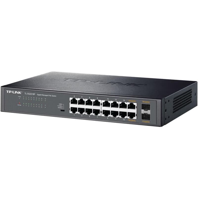 TP-LINK TL-SG2218P 18-Port Gigabit Web/Cloud Managed PoE+ Switch