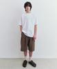 INSILENCE Oversized Cutoff Pocket T-Shirt White