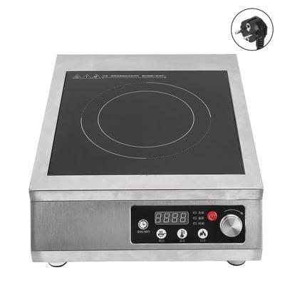 3500W Tragbares Induktionskochfeld Tischbrenner Induktionskochplatte mit Winkel-Bedienfeld