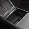 Interior Console Organizer Storage Tray Armrest Box Secret Privacy Holder Coaster Mat For Tesla Model 3 Highland 2024 2025 2026