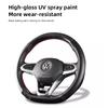 2025 Hot ABS Metal R Rline Emblem Car Steering Wheel Decoration Sticker For Volkswagen GTI R-Line Polo Golf Passat Scirocco Jett