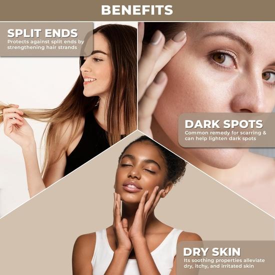 USDA Organic Non-GMO Vitamin E Oil for Skin, Hair & Face - Natural D-Alpha Tocopherol, Hexane Free & Cold Pressed - Best for Scars, Stretch Marks