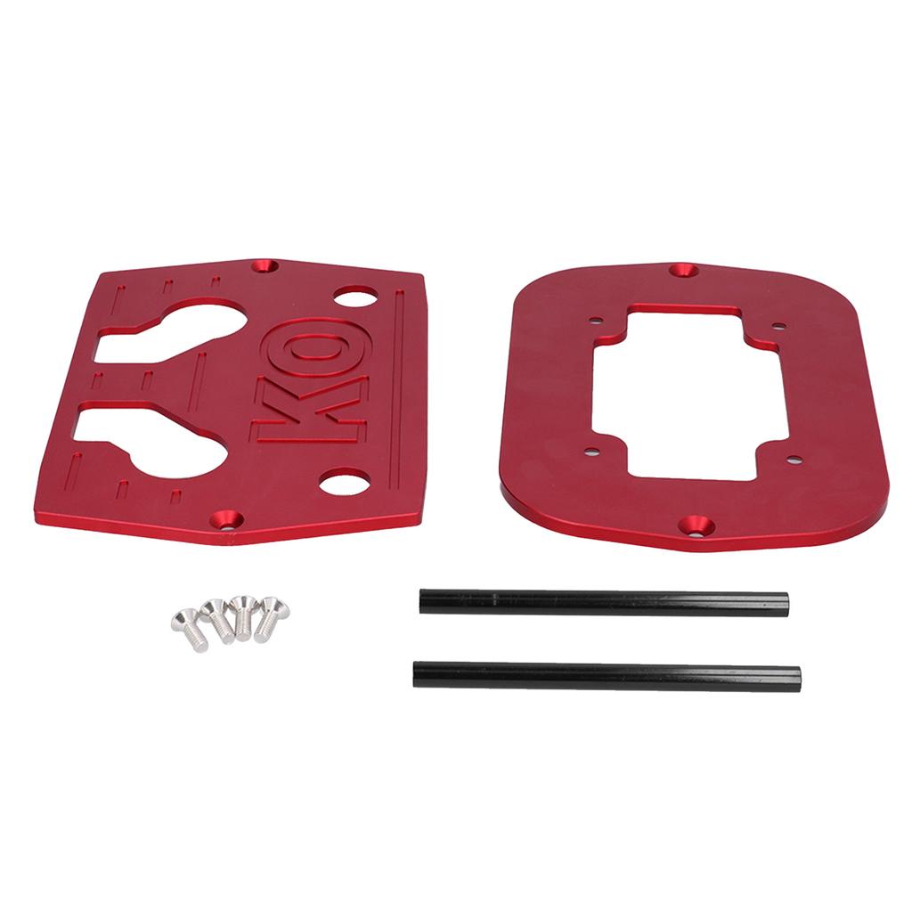 Battery Hold Down Tray Bracket Aluminum Ball Milled Fit for Optima 34 78 Batteries Red
