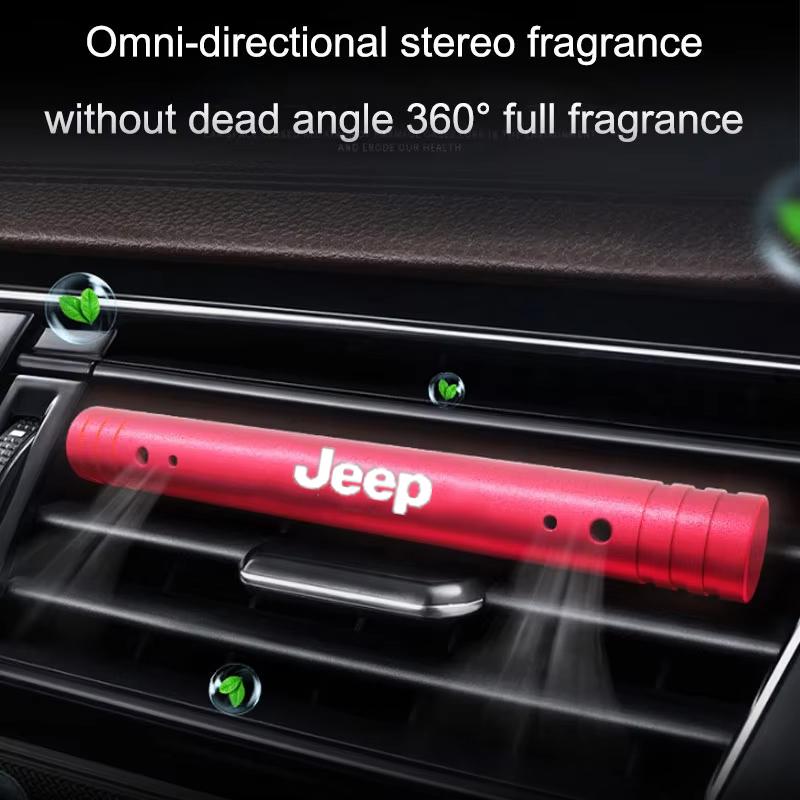 1pc New Car Interior Air Freshener Auto Perfume Clip for Jeep Trailhawk Liberty Patriot Commander Cherokee Weangler Rubicon ALX1