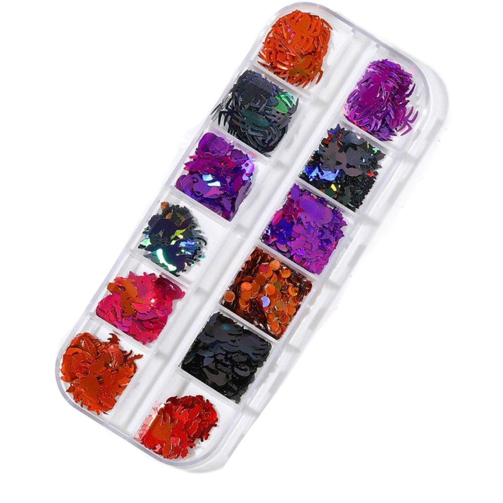

Nail Salon Manicure Decoration Halloween Nail Art Sequins Paillettes Glitter Flakes Nail Jewelry 03