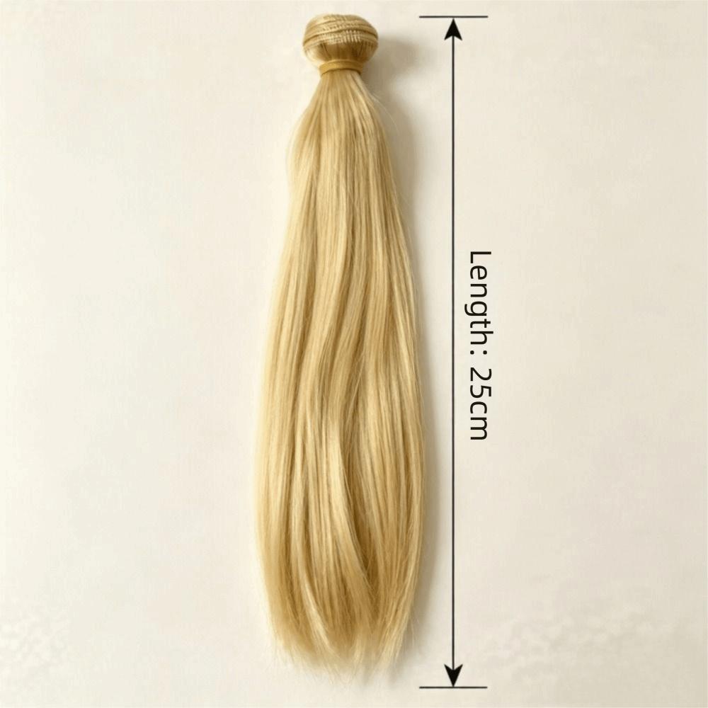 Milk Soft Silk Straight Doll Wig Doll Synthetic Hair Wig For 1/3 1/4 1/6 BJD Doll