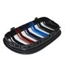 M-Färg Bilar Framre Racinggaller För BMW E90 LCI 3-Serie Sedan Kombi 2009-2012 Dubbla Linjer 2 Ribbgrill Ersättningsdel