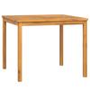 Vidaxl Garden Table, 90X90X74 Cm, Solid Acacia Wood