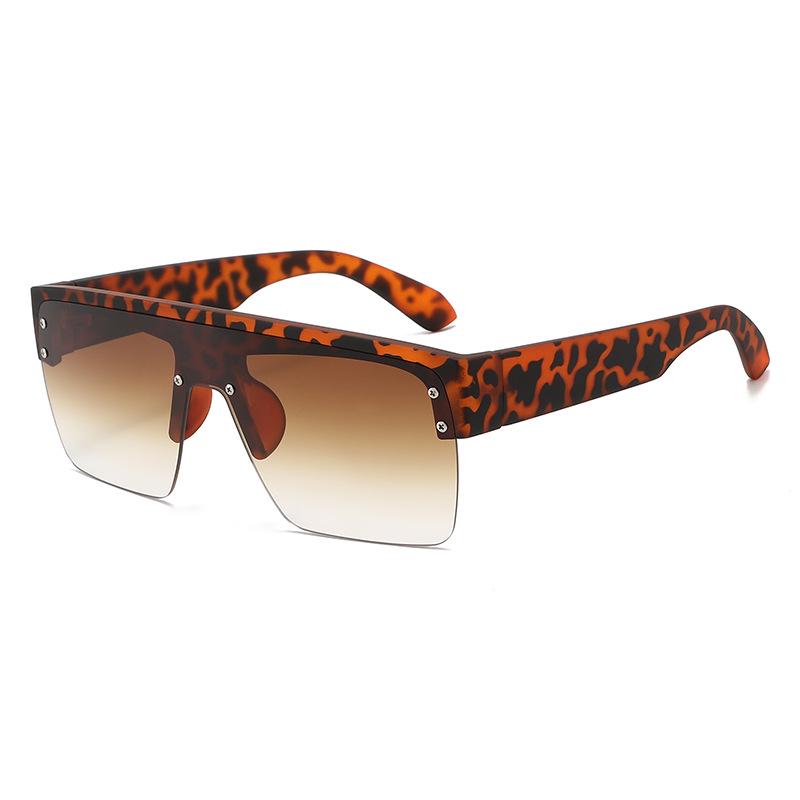 European & American Retro Oversized Sunglasses: Stylish & Versatile High-End Unisex Shades