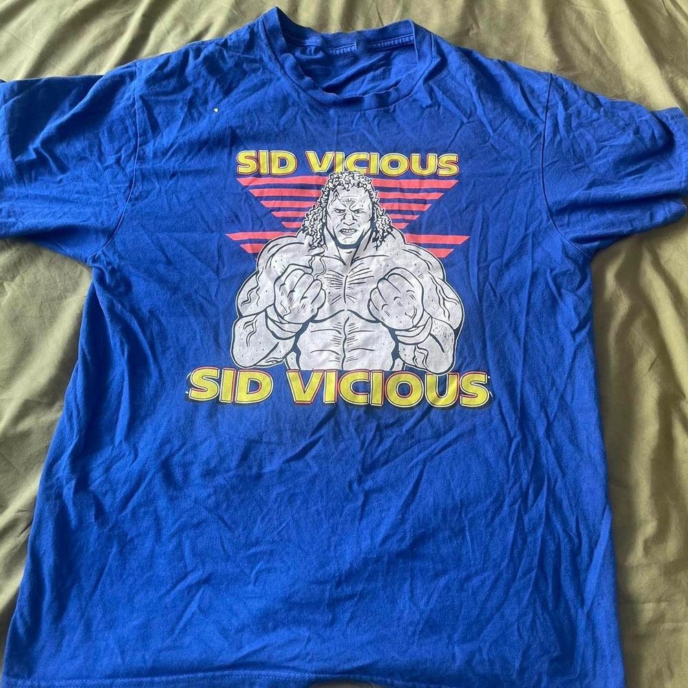 Sid vicious justice psycho Blue TShirt Cotton Men#039;s Tee S4XL DA567 Unisex T-Shirt XXL