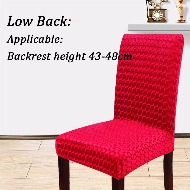 Spisebord Stoltrekk Stolpute Enkel Pute Krakktrekk Elastisk Husholdnings Spisestuestoltrekk Stoff