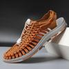 Foreign Trade Wish Summer New Woven Sandals Men's Shoes Trend Large Size Outdoor Beach Shoes Multi-color Couple Shoes