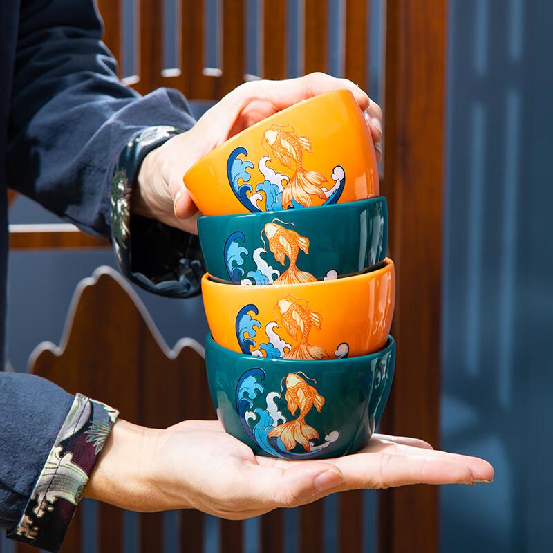 Blue and White Porcelain Dinnerware Set