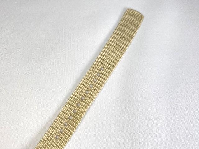 L0K9011K0 SEIKO SUS Design Reissue Model 18mm Nylon Band Beige for Via SCXP158/ 7N01-0KL0 (Ships Nekoposu)
