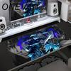Tapete de Rato Roxo de Anime HD Jujutsu Kaisen Teclado de Jogo Mesa Tapete de Secretária Portátil Satoru Gojo Mousepad PC Gamer Gabinete Tapete de Secretária Estendido