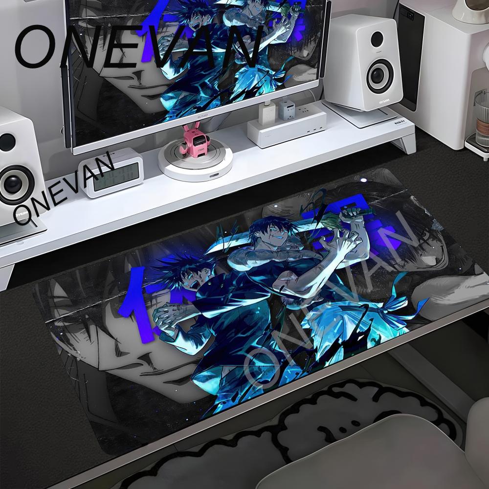 Tapete de Rato Roxo de Anime HD Jujutsu Kaisen Teclado de Jogo Mesa Tapete de Secretária Portátil Satoru Gojo Mousepad PC Gamer Gabinete Tapete de Secretária Estendido