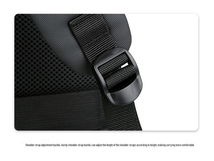 Expandable Water-Repellent Leather Laptop Backpack for Men - Large Capacity, Ideal for Business Trips and Commutes