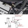 Black Water Temp Gauge Radiator Temperature Water Temp Joint Pipe Sensor Hose Adapter 18MM 20MM 22MM 24MM Interior Parts