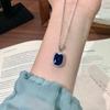 Source 10 * 14 Cultivate Gem Pendant Necklace High Sense Niche Light Luxury Versatile Design Sense Jewelry