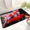 Japanese Koi Fish Door Mat Washable Non-Slip Living Room Sofa Chairs Area Mat Kitchen Bedside Area Rugs