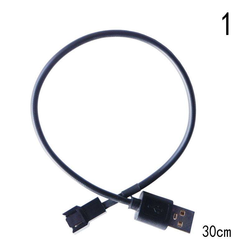 

USB до 3-контактного кабелю вентилятора USB-живлення Адаптер вентилятора процесора комп ютерного корпусу 1