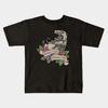 Boys Girls Soft Cotton Graphic Tees Possum - Mentally Sick Physically Thick Breathable Daily School Wear Kids T-Shirts