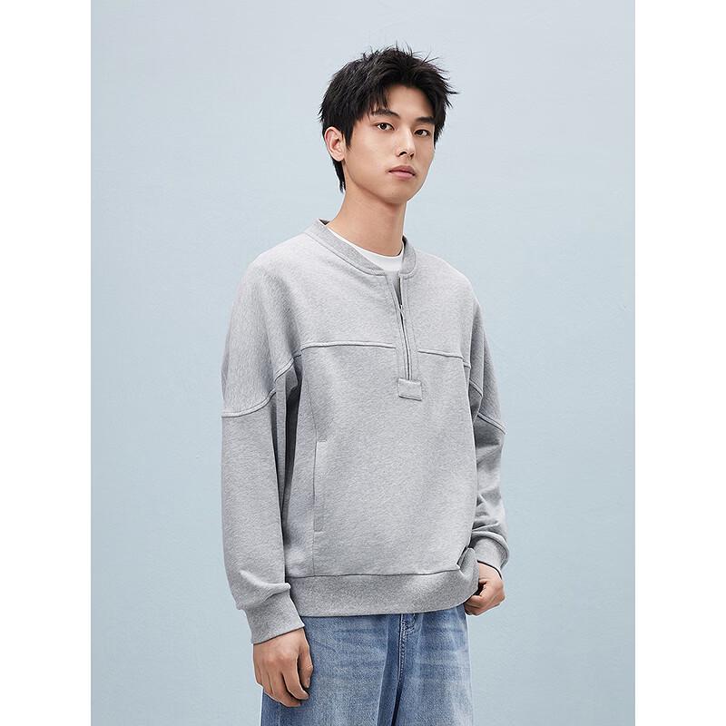 GXG Men's Half-Zip Stand Collar Sweatshirt