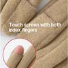 Velvet Winter Gloves Thick Women Mittens Skiing Plush Gloves  Outdoor