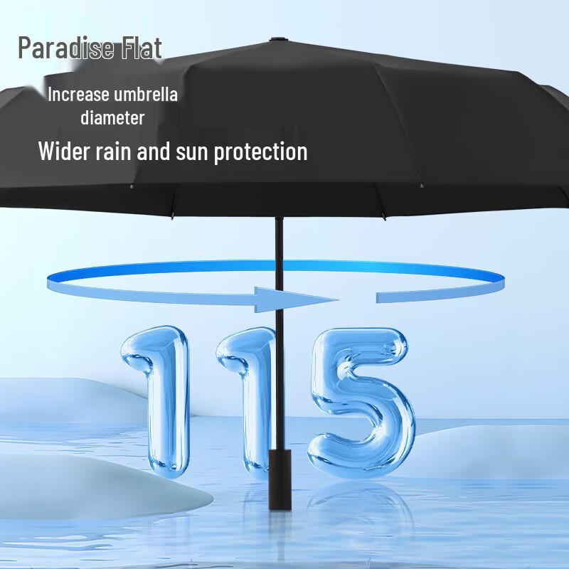 Paradise Automatic 10-Rib Sun & Rain Umbrella