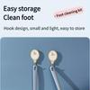 2-Pack Long Handled Toe Gaps Cleaning Brush Super Soft Silicone Foot Scrubber Exfoliating Brush Foot Wash Brush for Shower