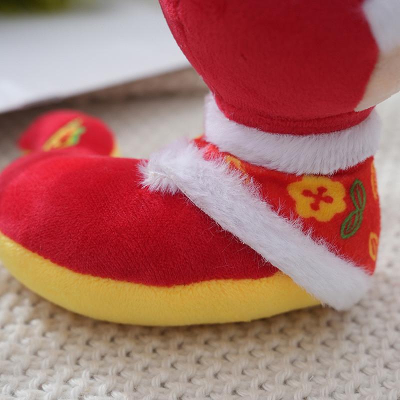 Charming Red Plush Snake Toy Year Of The Snake Zodiac Cuddly Doll For Festive Gifts