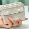 Nylon Coin Purse Zipper Multi-Purpose Small Wallet Earphone Bag