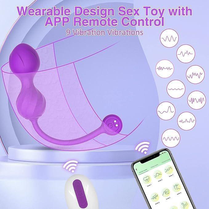 Wireless APP Remote Control Vibrators for Women Clitoris Nipple Stimulator Kegel Ball Sex Toy Female for Adult 18 Couple