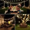 100LED 12M IP65 WaterproofString Light Outdoor Solar Fairy Lights Garland Christmas Decoration Wedding Lamp Garden