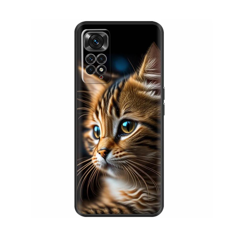 Hülle Für Xiaomi Redmi Note 11 11S Weiches Flüssigsilikon Cartoon Hülle Für Redmi Note11 Pro Plus Fundas Gemustert Vollschutz