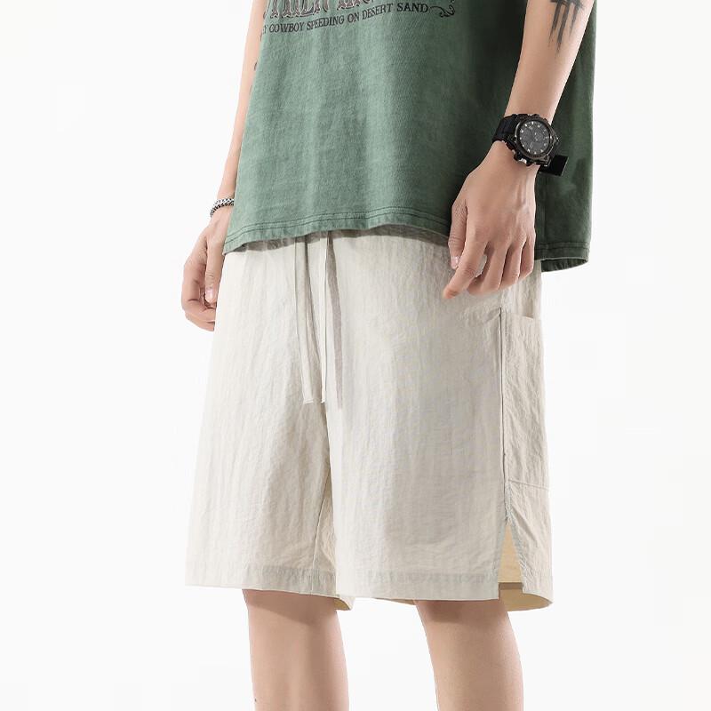 Men's Lightweight Ice Silk Cooling Sport Capris