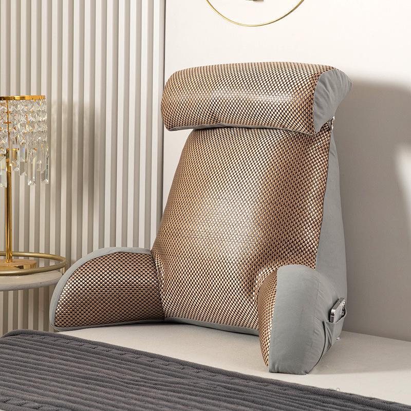 Bedside Soft Pack Backrest Cushion - Neck, Reading, and Lumbar Support Pillow