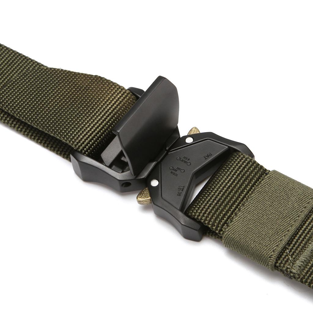 Pasek taktyczny 3,8 cm dla fanów wojskowości, wielofunkcyjny nylonowy pas treningowy outdoorowy