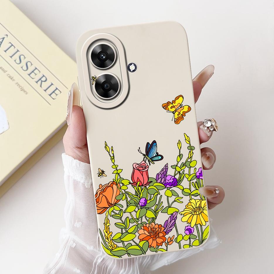 Für Realme Note 60 Hülle Luxus Kunst Bemaltes Cover Stoßfest Weiches Silikon Handyhülle Für Realme Note 50 Note50 Note60 Rückseite