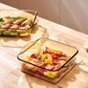 Corning VISIONS Amber Glass Baking Dish with Handles