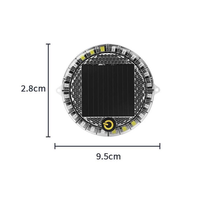 Universelles Auto-Solar-Warnlicht LED-Taschenlampe Blinker Nachts Warnblinker LKW-Warnlicht Fahrlicht