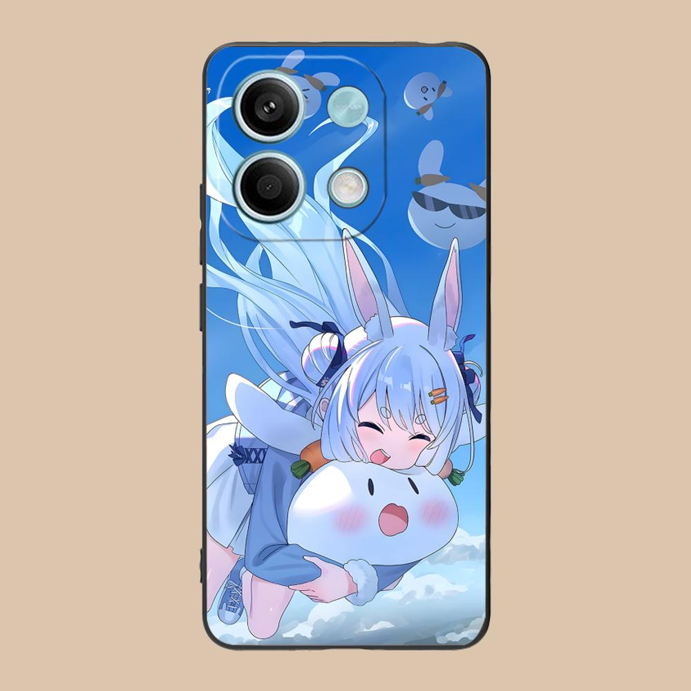 Holo Usada Pekora Matte TPU Mobile Phone Case for POCO M7 M6 M5 M4 M3 X7 X6 X5 X4 X3 Pro GT 5G Colorful Printing Cover