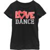 Fifth Sun Big Girls' Dance Inspired Graphic T-Shirt, Black, X-Large_14_16