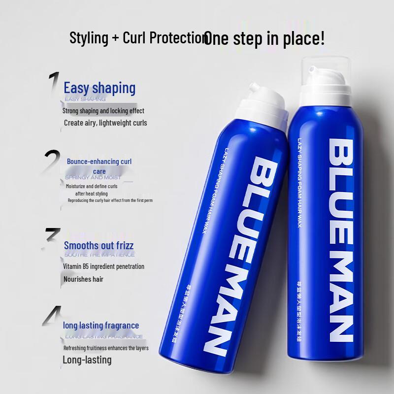 Blue Man Curl Enhancing Foam Mousse