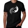 Twin Cats Tshirt Creative Graphic Tee Shirt Tshirt