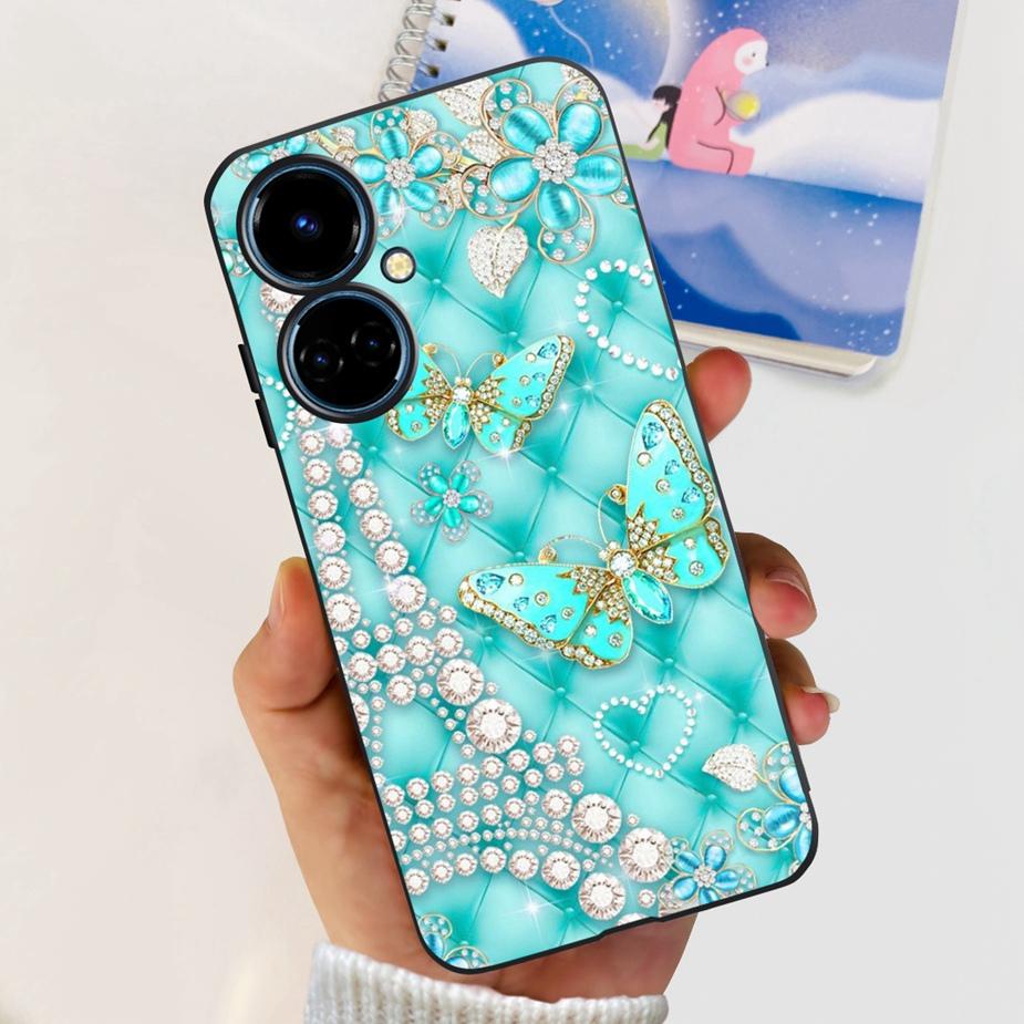 For Tecno Camon 19 Neo Case CH6i New Fashion Painted Cover Soft Silicone Phone Case For Tecno Camon 19 Pro 5G Camon19 Neo Bumper
