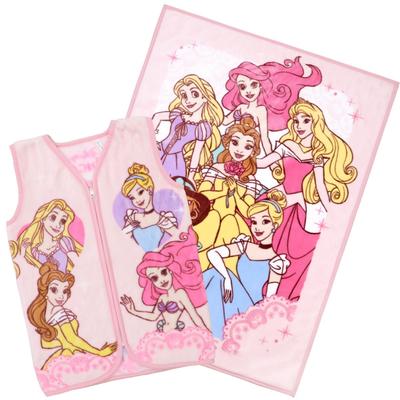 Un Doudou Fluffy Blanket + Sleeper Set, Disney Princess New Meyer, Warm Fluffy Blanket (NZ2001-2201-PR)